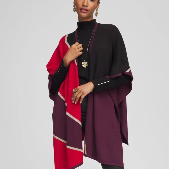 NWT Chico's Ruana - Picture 1 of 5